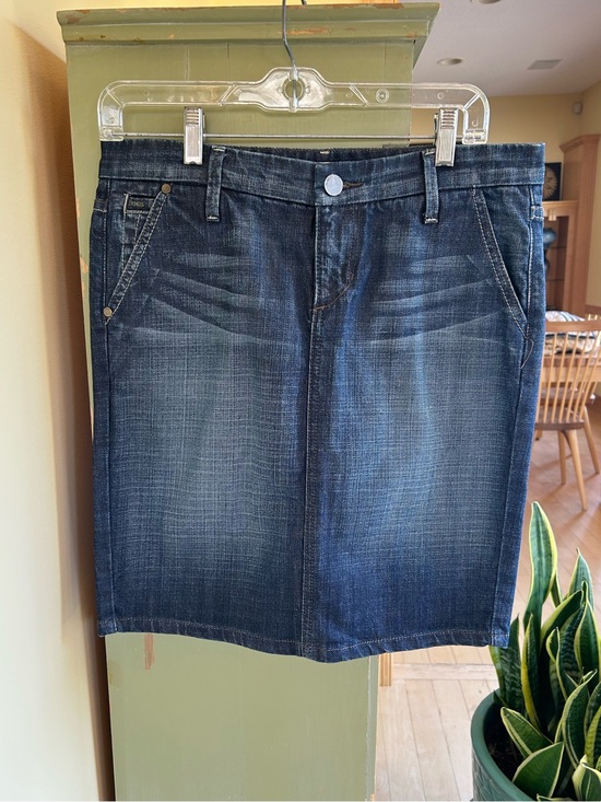 Joe's Jeans Dresses & Skirts - Joe's Jeans Ella Trouser Denim Pencil Skirt in Dark Wash Size 28